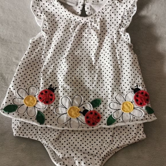 5/20 Polka Dot Ladybug Romper First Impressions - Picture 2 of 9